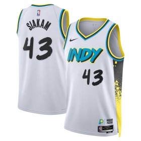 Dres Indiana Pacers Pascal Siakam Nike 2024-25 City Edition Bijela Swingman